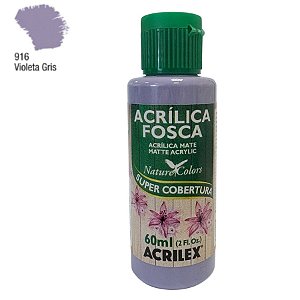 Tinta Acrílica Fosca 60ml - Violeta Gris - 1 unidade - Acrilex - Rizzo