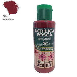 Tinta Acrílica Fosca 60ml - Arandano - 1 unidade - Acrilex - Rizzo