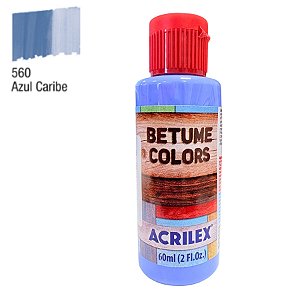 Betume Colors - Azul Caribe - 60ml - 1 unidade - Acrilex - Rizzo
