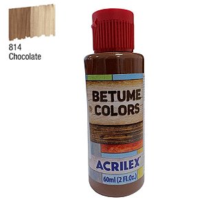 Betume Colors - Chocolate - 60ml - 1 unidade - Acrilex - Rizzo