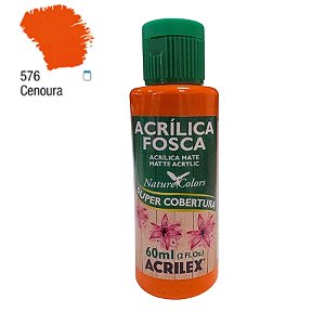 Tinta Acrílica Fosca 60ml - Cenoura - 1 unidade - Acrilex - Rizzo