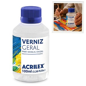 Verniz Geral para Manualidades 100ml - 1 unidade - Acrilex - Rizzo