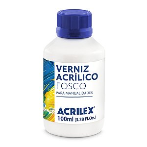 Verniz Acrílico Fosco para Manualidades 100ml - 1 unidade - Acrilex - Rizzo
