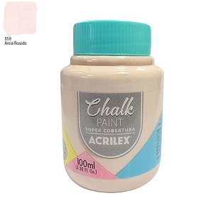 Tinta Chalk Paint 100ml - Areia Rosada - 1 unidade - Acrilex - Rizzo