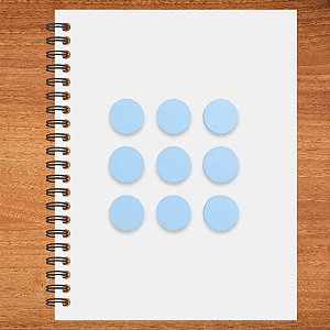 Adesivo Pontinho Azul Bebê - 1,5x1,5cm - 100 unidades - Stickr - Rizzo