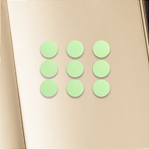 Adesivo Pontinho Verde Bebê - 1,5x1,5cm - 100 unidades - Stickr - Rizzo