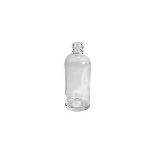 Frasco Para Perfumaria De Vidro Gaudy - Transparente - Rosca 18/415 - 60ml - 1 unidade - Rizzo