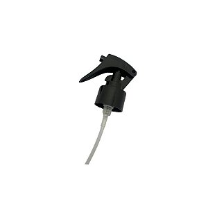 Válvula Spray Gatilho - Preta - Rosca 24/410 - 15cm - 1 unidade - Rizzo