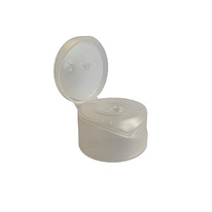Tampa Flip Top SPA - Transparente - Rosca 24/410 - 1 unidade - Rizzo