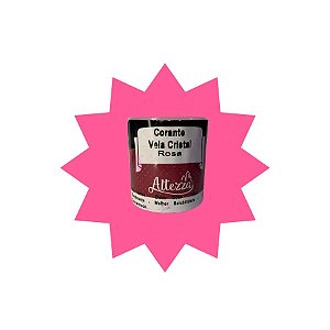 Corante em Pó para Vela Gel - Rosa - 15g - 1 unidade - Rizzo