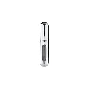 Porta Perfume de Vidro Portátil - Prata - 5ml - 7,5cm - 1 unidade - Rizzo