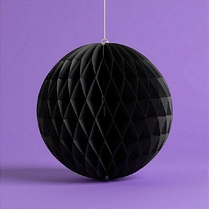 Enfeite Decorativo De Halloween - Globo Pop - Preto - 15cm - 2 unidades - Rizzo
