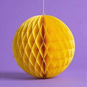 Enfeite Decorativo De Halloween - Globo Pop - Amarelo - 20cm - 1 unidade - Rizzo