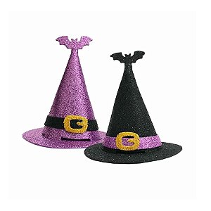 Caixa Surpresa - Chapéu De Bruxa - 12x12cm - 3 unidades - Rizzo