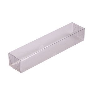 Caixa Transparente De Acetato Para 10 Macarrons - 22x4,5x3cm - 10 unidades - Rizzo