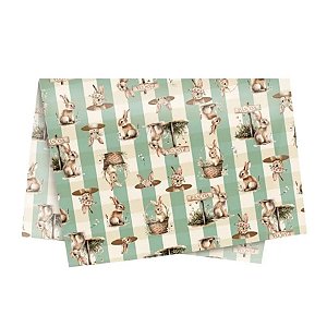 Papel de Seda - 45x69cm - Doce Páscoa Verde - 25 unidades - Cromus - Rizzo