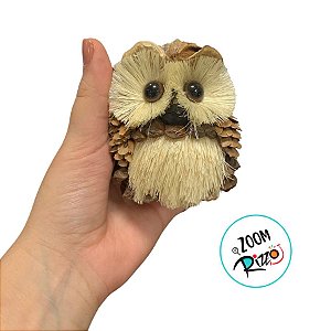 Enfeite para Pendurar - Coruja Artesanal  - 9,5x7cm - 1 unidade - Rizzo