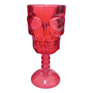 Taça Para Festa - Caveira Vermelha -  Halloween - 1 unidade - Rizzo