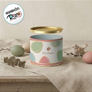 Lata Para Doces Rígida - Tonal - Salmão - 1 unidade - Cromus - Rizzo