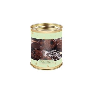 Lata Para Doces Com Visor - Quinn - Verde - 9x11cm - 1 unidade - Cromus - Rizzo