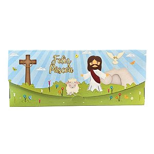 Caixa Para Barra de Chocolate 90g - Páscoa - 8x20,5cm - 5 unidades - Rizzo