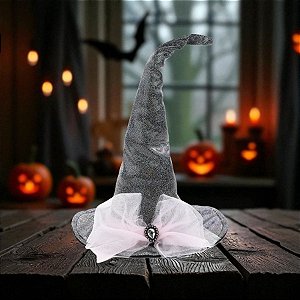 Enfeite Decorativo Halloween - Chapéu Feitiços - Abracadabra - 35,5x22cm - 1 unidade - Cromus - Rizzo