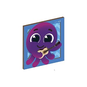 Quadro Decorativo Em MDF - Bolofofos Pow - 20x20cm - 1 unidade - Festcolor - Rizzo