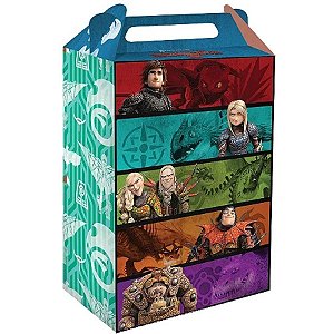 Caixa Surpresa Maleta - Como Treinar o Seu Dragão 3 - 8 unidades - Rizzo