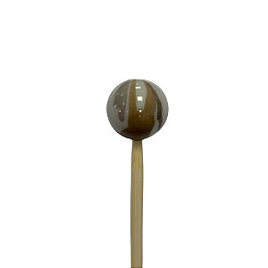 Palito Para Aromatizador - Bola Branco e Marrom Mesclado - 25cm - 1 unidade - Rizzo