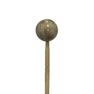 Palito Para Aromatizador - Bola Dourado e Branco Mesclado - 25cm - 1 unidade - Rizzo