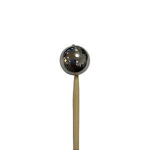 Palito Para Aromatizador - Bola Níquel Envernizada - 25cm - 1 unidade - Rizzo