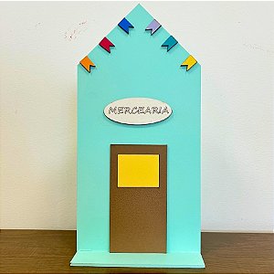 Mercearia em MDF De Festa Junina - 12,5x25cm - 1 unidades - Rizzo