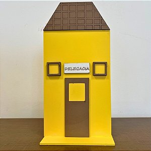 Delegacia em MDF De Festa Junina - 12,5x25cm - 1 unidades - Rizzo