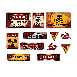 Kit Painel Decorativo - Parque Halloween Horripilante - 1 unidade - Rizzo