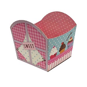 Cestinha Para Doces - Cupcakes - 7x7x8cm - 10 unidades - Cromus - Rizzo