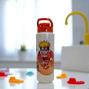Garrafa de Plastico - Squeeze Sport - Naruto Uzumaki - Ref: 1771 - 750ml - 1 unidade - Rizzo