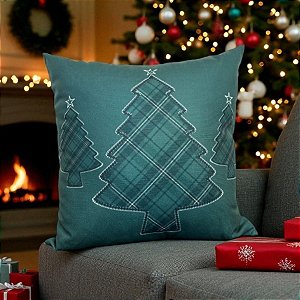 Almofada de Natal - Pinheiro de Natal - 43x43cm - 1 unidades - Rizzo
