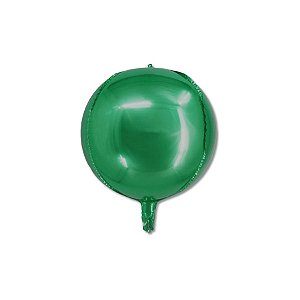 Balão de Festa Metalizado 18" 46cm - Órbita 4D Verde - 1 unidade - Partiufesta  - Rizzo