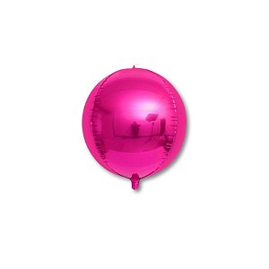 Balão de Festa Metalizado 18" 46cm - Órbita 4D Pink - 1 unidade - Partiufesta  - Rizzo