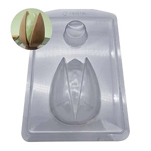 Forma Especial de Acetato - Ovo Pistache 80g - Cód FP250 - 3 unidades - Rizzo