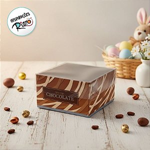 Caixa com Visor Para Docinhos - Cobertura - 8 unidades - Cromus - Rizzo