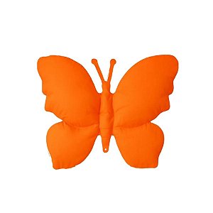 Balão de Festa Metalizado 40" 100cm - Borboleta Laranja Neon  - 1 unidade - Partiufesta - Rizzo