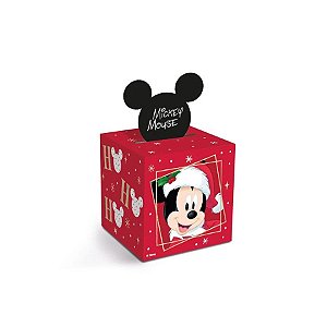 Caixa Pop Up - Natal Mágico Mickey - P 7x7x7cm - 1 unidade - Disney Original - Rizzo