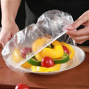 Saco Plástico Capa Protetora Descartável Para Alimentos - 10 unidades - Rizzo