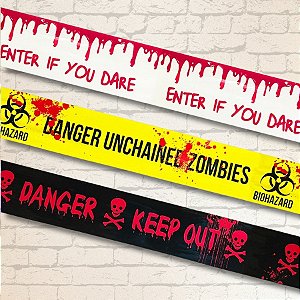 Faixa Decorativa de Halloween - 3 Modelos - 3m - 3 unidades - Artlille - Rizzo