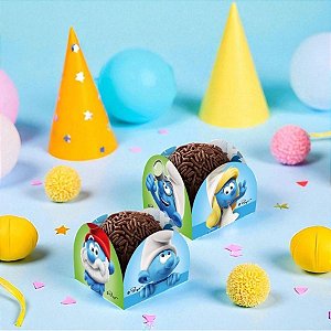 Porta Forminha - Os Smurfs - 3x2,5cm - 50 unidades - Regina - Rizzo