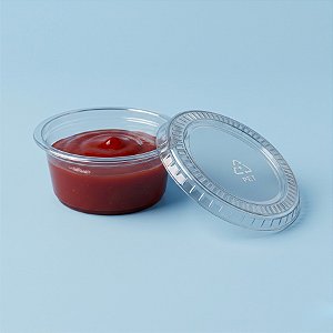 Pote Redondo PET com Tampa - Cristal - 30ml - 20 unidades - Plastilânia - Rizzo