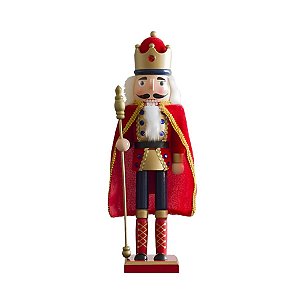 Soldado Quebra Nozes com Capa - Madeira - 38 cm - Modelo A - 1 unidade - Rizzo