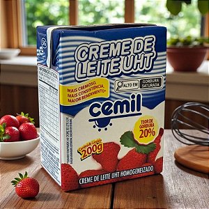Creme de Leite UHT 200g - 1 unidade - Cemil - Rizzo