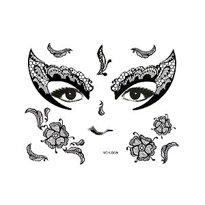 Tatuagem Temporária Para Pele - Hallowen - Renda - 1 unidade - Rizzo